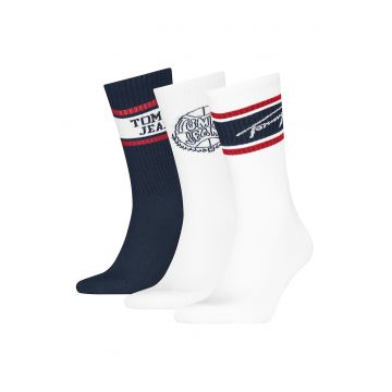 Set de sosete lungi unisex din amestec de bumbac - 3 perechi