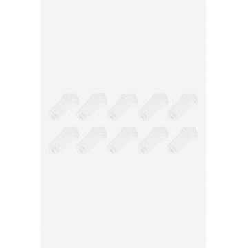 Set de sosete pana la glezna din amestec de bumbac - 10 perechi