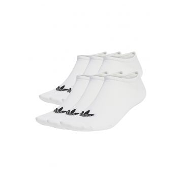 Set de sosete pana la glezna unisex cu model logo - 6 perechi