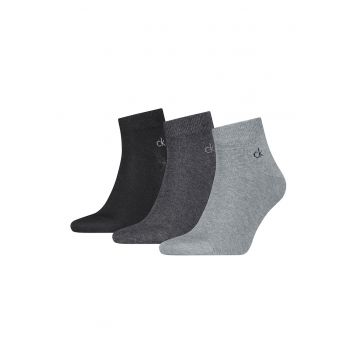 Set de sosete scurte cu logo - 3 perechi