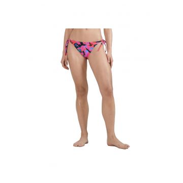 Slip de bikini pentru femei  roz - elastic - cu uscare rapida - sintetic/elastan