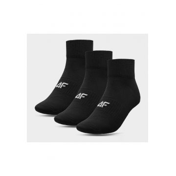 Sosete casual  peste glezna (3-pack) pentru barbati - albe - Negru -