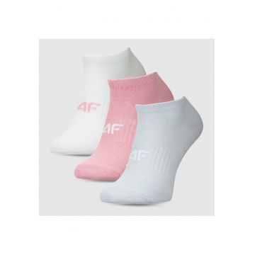 Sosete dama  set de 3 - multicolore - bumbac - invizibile - sub glezna