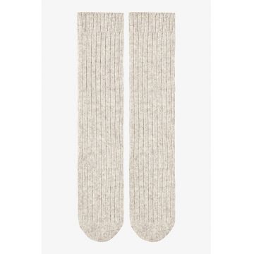 Sosete lungi striate din amestec de lana