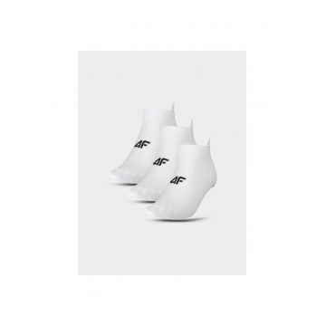 Sosete sport dama  set de 3 - albe