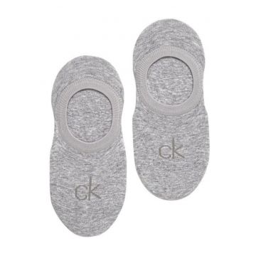 Sosete tip talpici -  bumbac - marime 35-38 - gri
