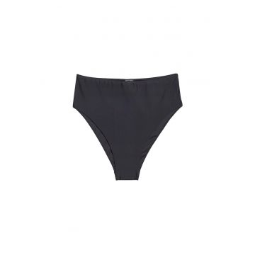 Bikini Negru Intens Talie Inalta Femei -