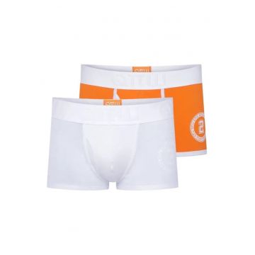 Boxeri barbati Robert Kupisz x  set de 2 perechi alb-portocaliu