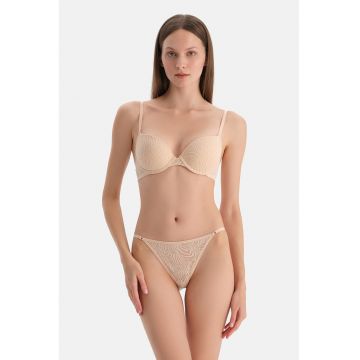 Chiloti de dantela cu animal print