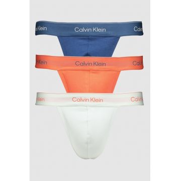 Chiloti tanga cu logo - 3 perechi