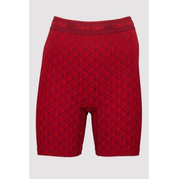 Colanti scurti cu efect modelator si imprimeu logo