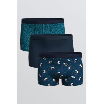 Set de boxeri cu banda elastica - 3 perechi