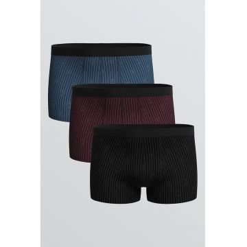 Set de boxeri cu dungi - 3 perechi