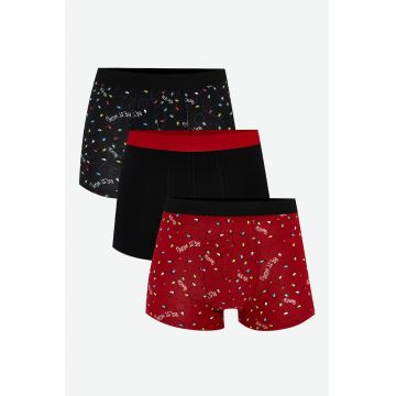 Set de boxeri cu tematica New Year - 3 perechi