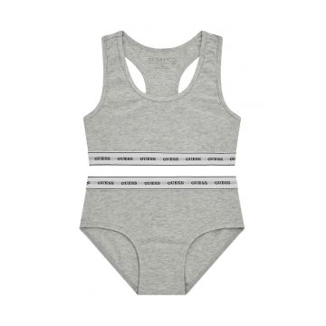 Set de bustiera racerback si chiloti din amestec de modal- 2 piese