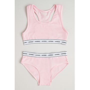 Set de bustiera racerback si chiloti din amestec de modal- 2 piese