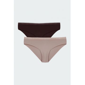 Set de chiloti brazilieni fara cusaturi - 2 perechi