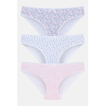 Set de chiloti cu imprimeu - 3 perechi