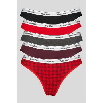 Set de chiloti cu logo - 5 perechi