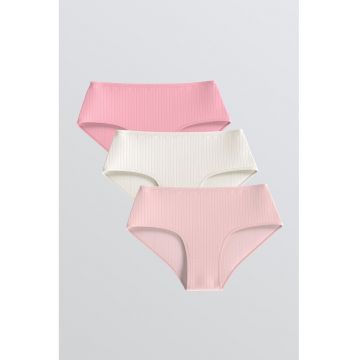 Set de chiloti din amestec de bumbac - 3 perechi