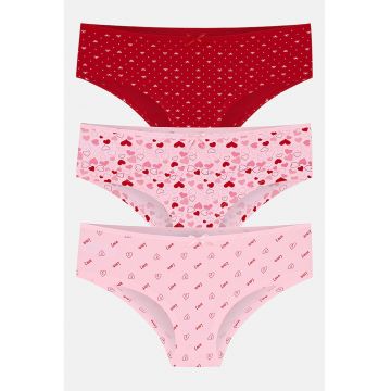 Set de chiloti hipster- 3 perechi