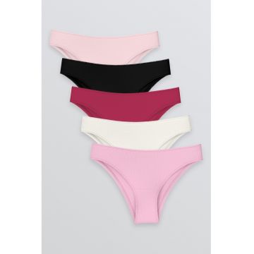 Set de chiloti uni - 5 perechi