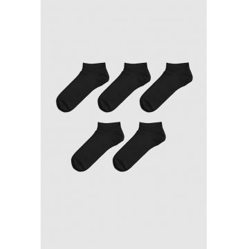 Set de sosete uni pana la glezna - 5 perechi