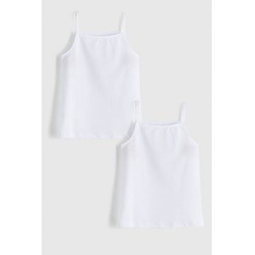 Set de top-uri de bumbac - 2 piese