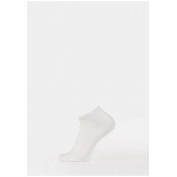 Sosete dama  alb - bumbac