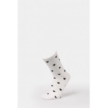 Sosete de dama  Ecru - bumbac - Modern Fit