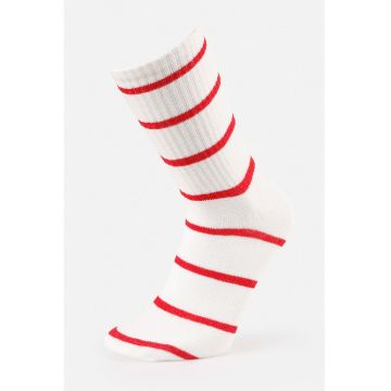 Sosete din amestec de bumbac cu dungi