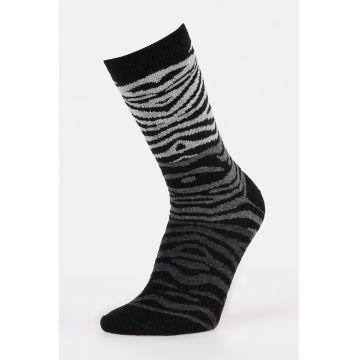 Sosete lungi cu animal print