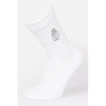 Sosete lungi cu model de Craciun