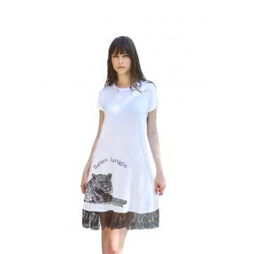 Camasa de noapte dama - Alb