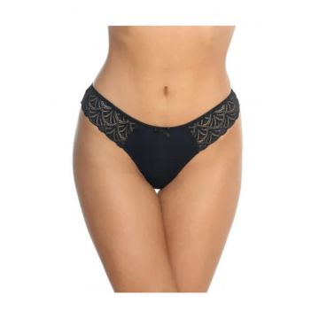 Chiloti tanga cu dantela Caty