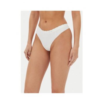 Chiloti tanga dama  alb - nailon -