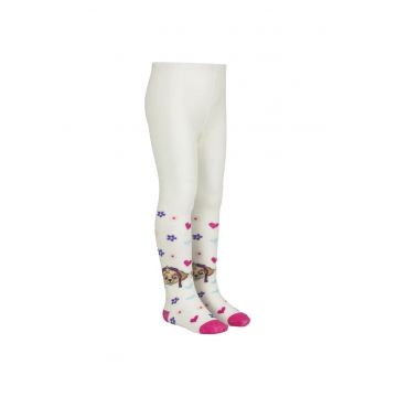 Ciorapi cu chilot  Alb