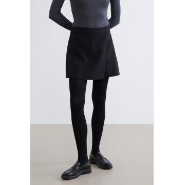 Dres din amestec de modal - Negru