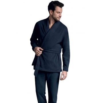 Halat barbati cu maneca lunga  5591 - Albastru