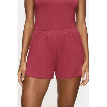 Pantaloni scurti de pijama Aura Spotlight - Rosu