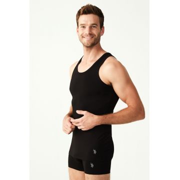 Pantaloni scurti de pijama din amestec de modal - Negru