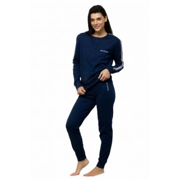 Pijama bumbac dama  LP6084 - Bleumarin