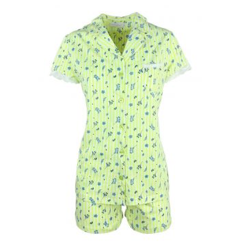 Pijama din bumbac  PG33620 - Galben
