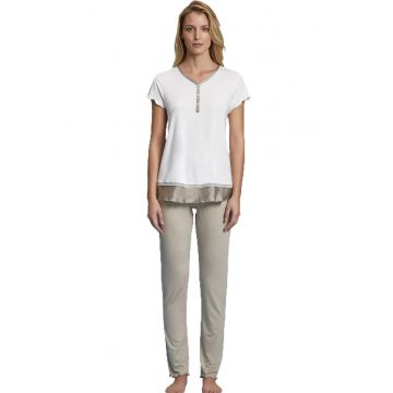 Pijamale cu maneci scurte dama model 7405