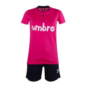 Pijamale dama maneci scurte - UPJ12071S - Fucsia