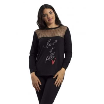 Pijamale dama  MI1270 - Negru