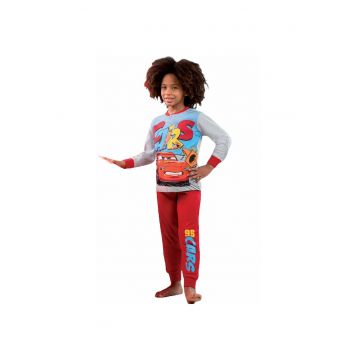 Pijamale lungi Disney  DY40G7203 - Rosu/Gri