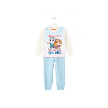 Pijamale lungi Paw Patrol - model 52041837 - Albastru deschis