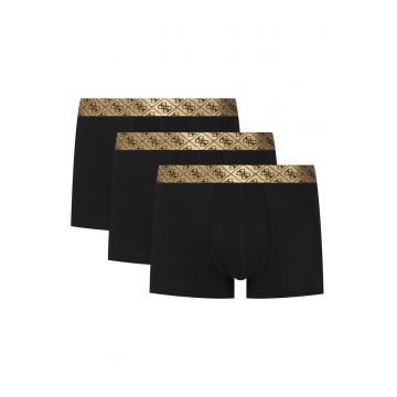 Set boxeri barbati -  Negru/Auriu - 3 perechi