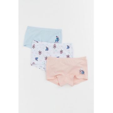 Set de boxeri cu imprimeu - 3 perechi - Multicolor